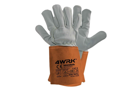 Rękawice robocze spawalnicze 4WRK MAGMA YW 11/XXL