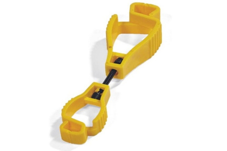 4CLIP uchwyt na rękawiczki żółty