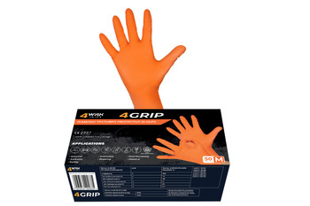 Rękawice rob.4WRK 4GRIP ORANGE 11/XXL