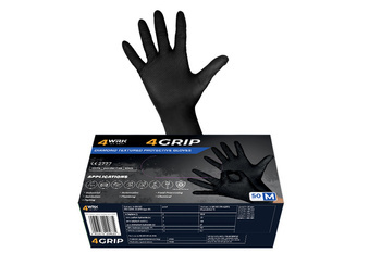 Rękawice rob.4WRK 4GRIP BLACK 8/M